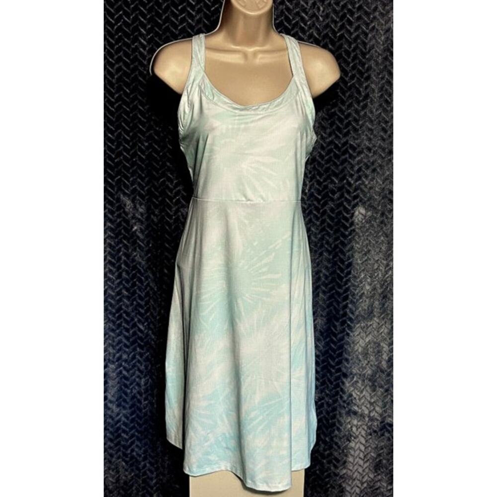 Columbia Summer Tank Dress Mint Green with Design Size M Sporty Active Resort